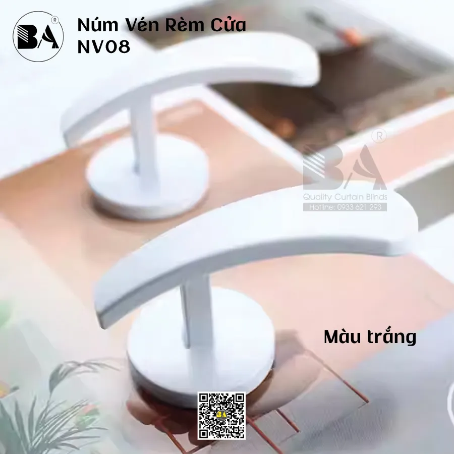Núm Vén Rèm NV08 Hợp Kim Nhôm Bền Bỉ | Phụ Kiện Rèm Cao Cấp-7